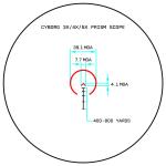 Cyborg 4x Prism Scope with BDC Reticle