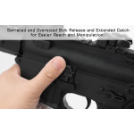 AR15 Oversized Bolt Catch, Black, Steel UTG®