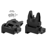 Spring-Loaded AR15 Flip-up Front Sight