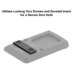 RMR Mount for Glock Rear Sight Dovetail - UTG Super Slim