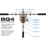 1-8X28 30 mm MRC Scope, IE®, BG4 Reticle - UTG®