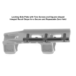 30mm Picatinny Cantilever Mount, 50mm Offset, High Profile, Black - Accu-Sync