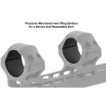 30mm Picatinny Cantilever Mount, 50mm Offset, High Profile, Black - Accu-Sync