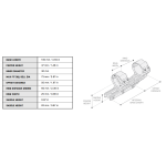 30mm Picatinny Cantilever Mount, 50mm Offset, High Profile, Black - Accu-Sync