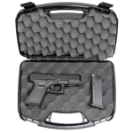 807 - MTM Handgun Case Single up to 6" Revolver or Pistol - Black