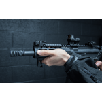 AR15 Stubby Muzzle Brake, .223/5.56, 1/2"X28 1.75" Length - UTG PRO