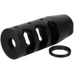 Nitrided Compact Compensator 5.56mm 1/2x28 Thread Black