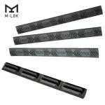 4-SLOT Modular WedgeLock Rail cover (4pk)Blk M-LOK