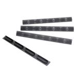 4-SLOT Modular WedgeLock Rail cover (4pk)Grey M-LOK