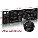 TekMat 12x36 Gun Cleaning Mat - AR-15