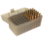 RS-50 - Ammo Box 50 Round Flip-Top 223 204 Ruger 6x47 - BLUE