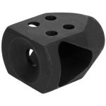 Short Tanker Muzzle Brake, 5/8-24 TPI, Phosphate Steel