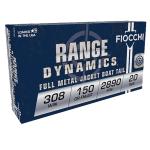 Range Dynamics 308 Win 150 Grain FMJBT