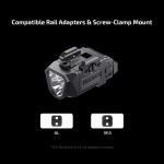 PL X Tactical Weapon Light 1,200 Lumens Dual Beams