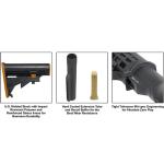 UTG Pro® 6-Position Mil-spec Stock Assembly, Black