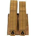 AWS Pistol Double Mag Pouch Tan