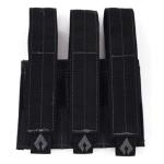 AWS Pistol Triple Mag Pouch Black