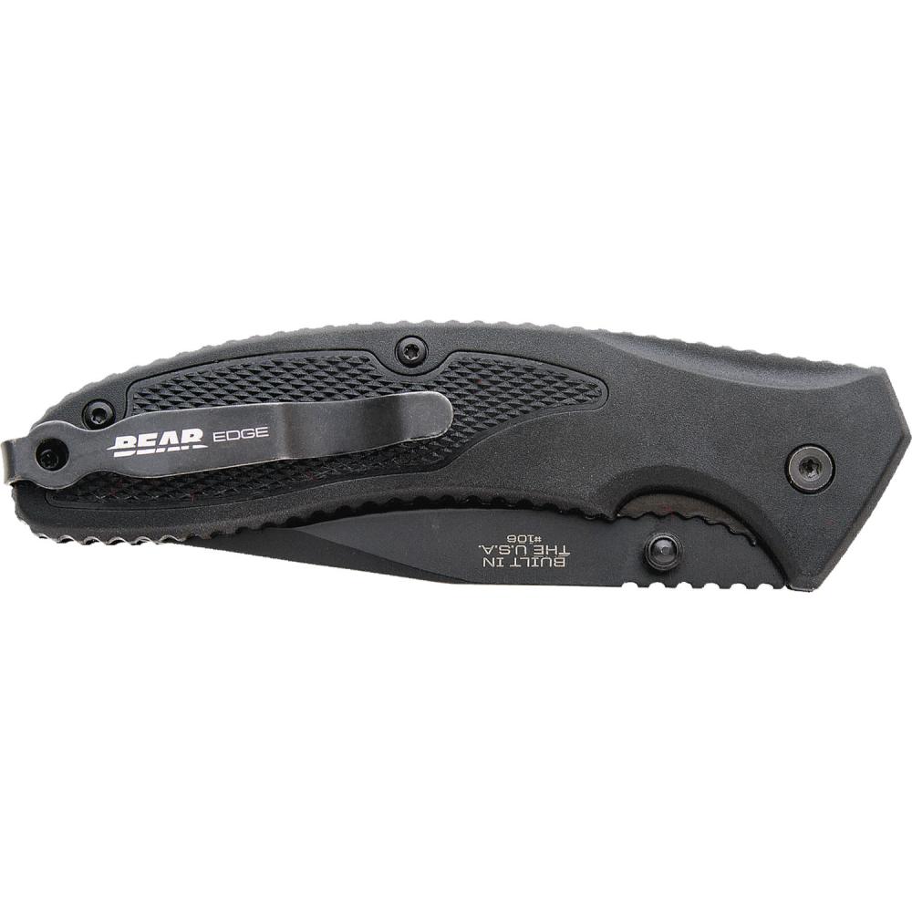 Bear Edge 106 Black Zytel Assisted