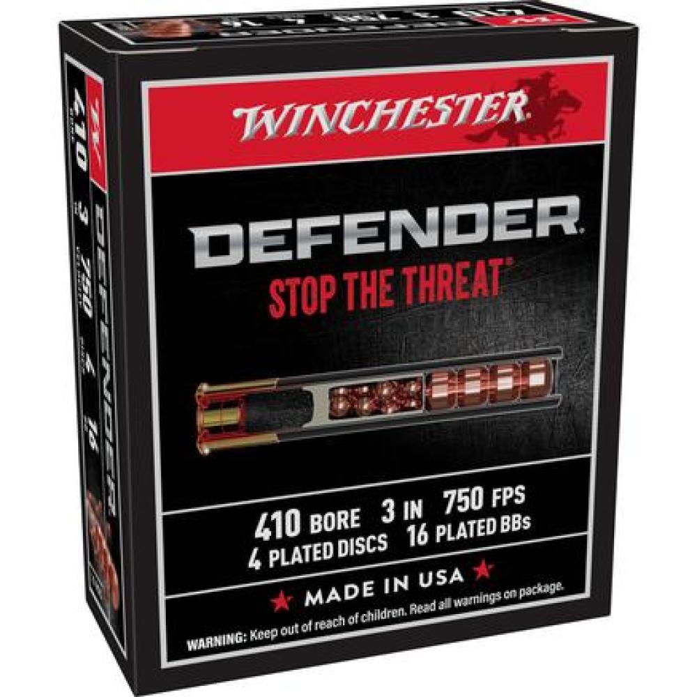 Winchester PDX1 Defender 410 Bore 3" Defense Disc/BB Combo Pack