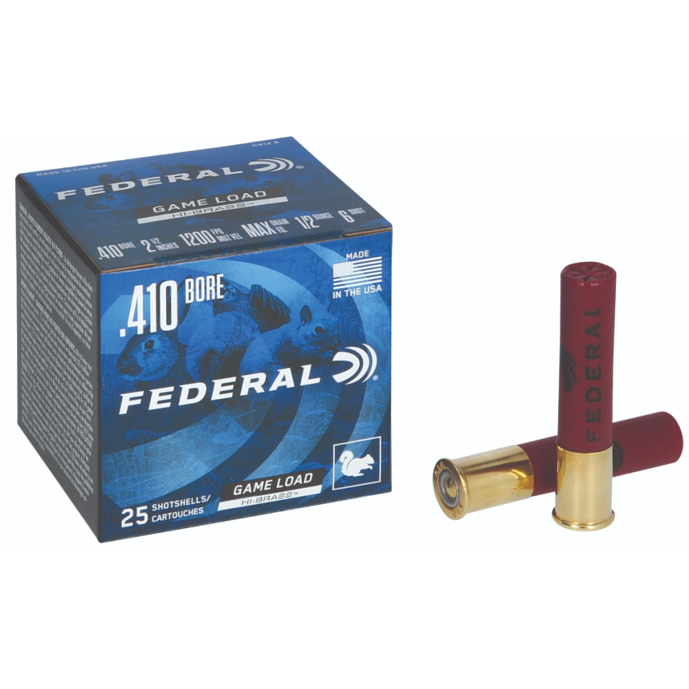 HB 410 Bore 2.5" .5-6 Federal Game Shok