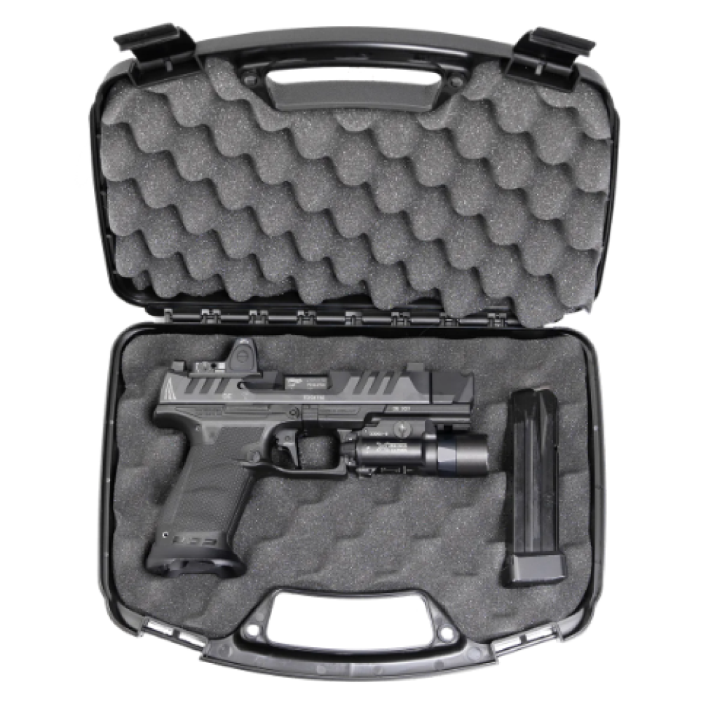 807 - MTM Handgun Case Single up to 6" Revolver or Pistol - Black