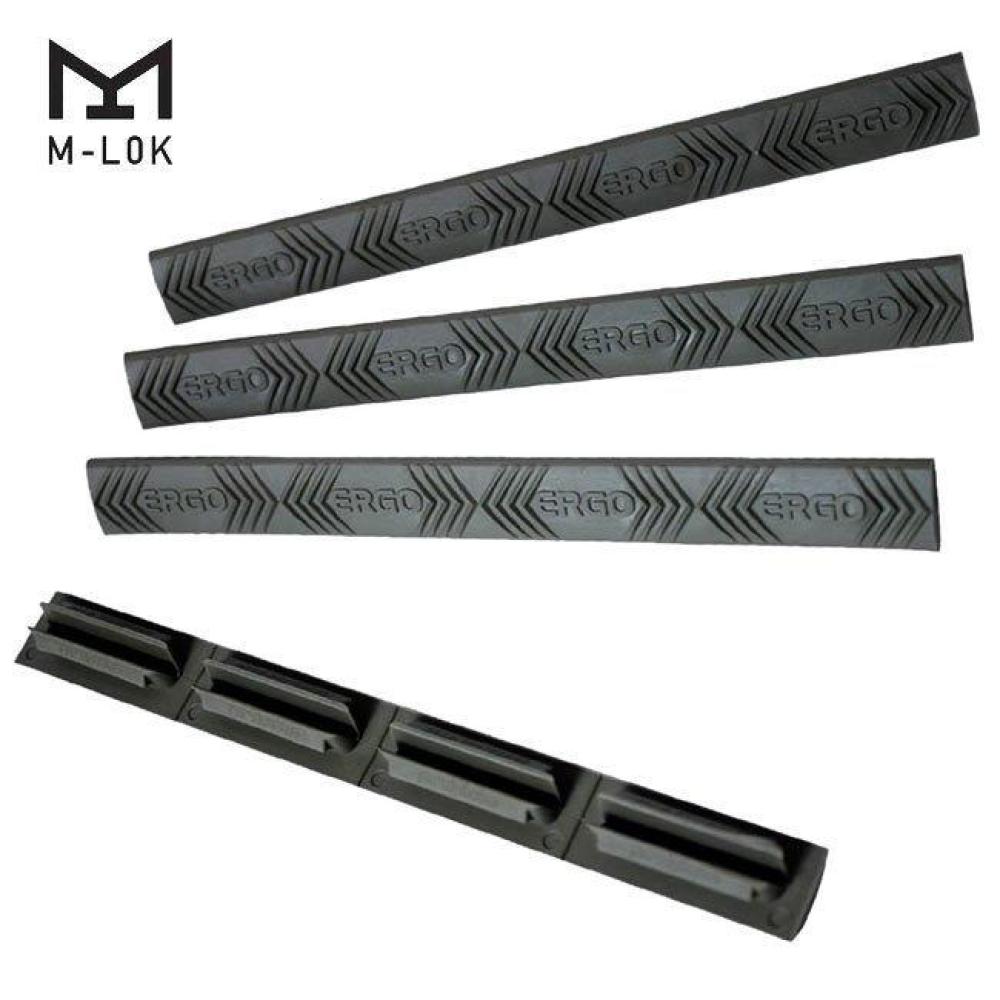 4-SLOT Modular WedgeLock Rail cover (4pk)Blk M-LOK