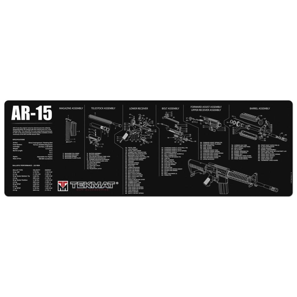 TekMat 12x36 Gun Cleaning Mat - AR-15