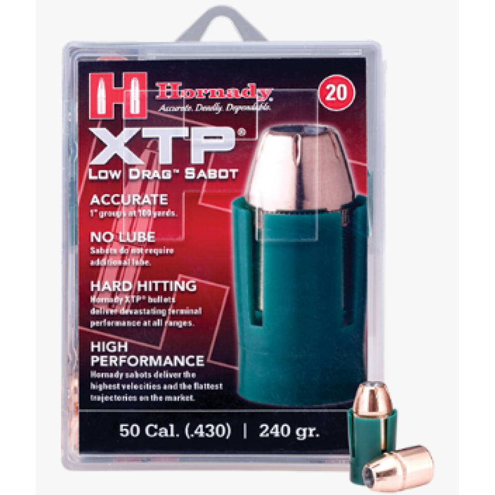 XTP .50cal W Sabot 240gr 20ct