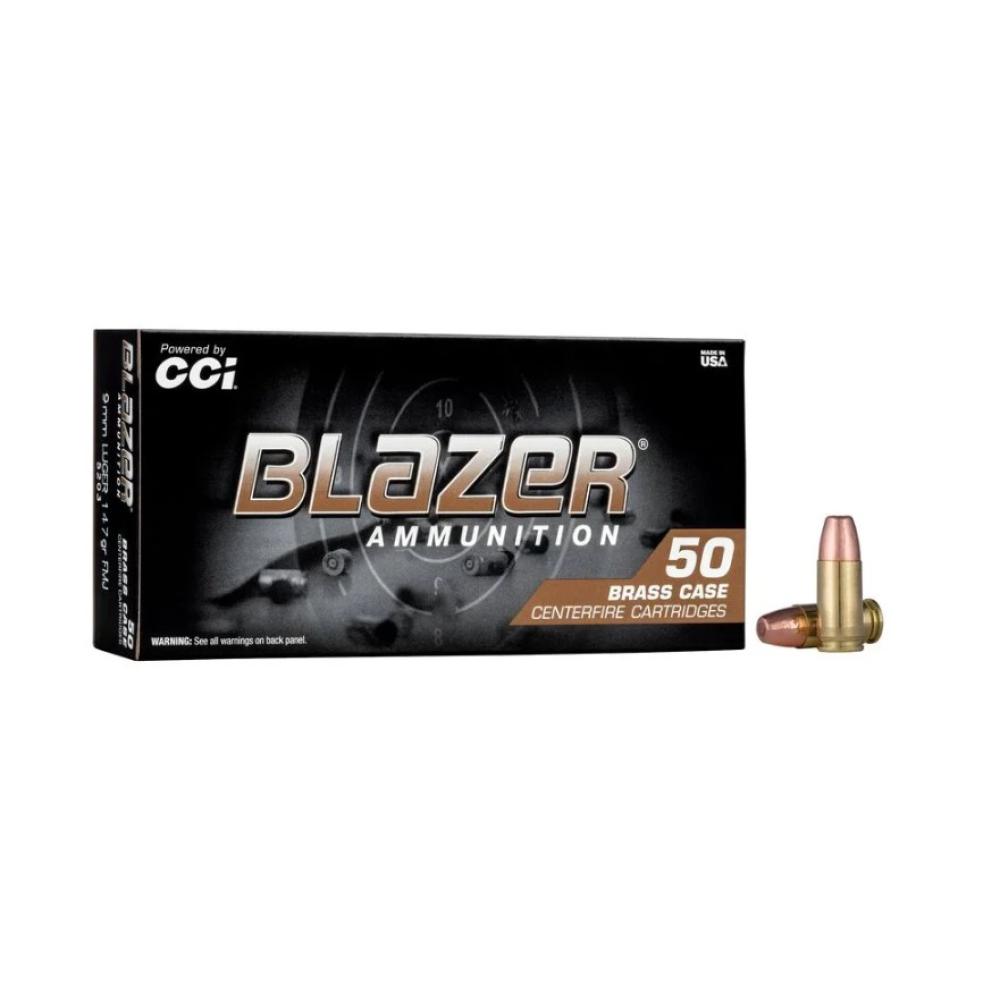 CCI Blazer Brass 9mm 147GR FMJ