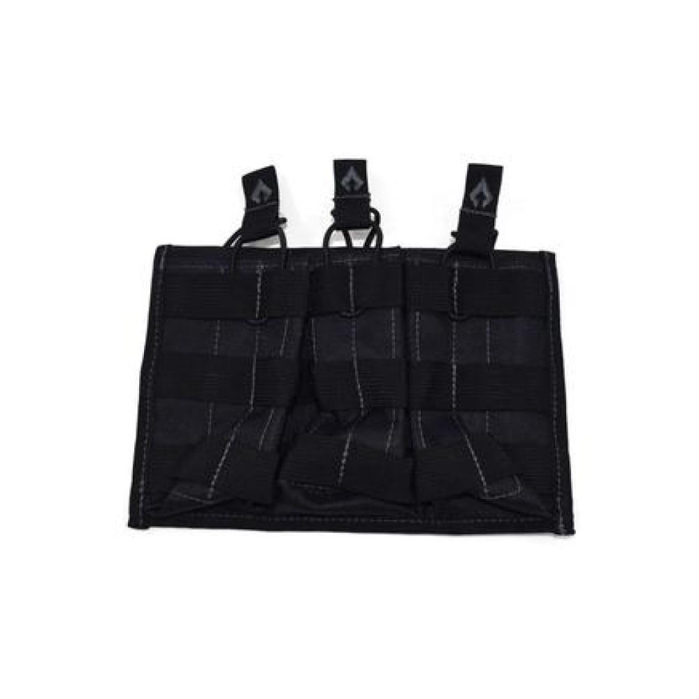 AWS Open Top Triple Mag Pouch Black
