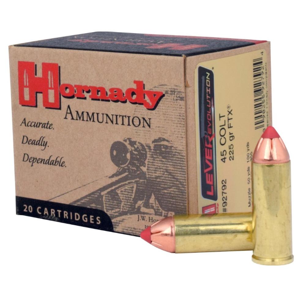 45 Colt 225GR FTX Hornady LEVERevolution
