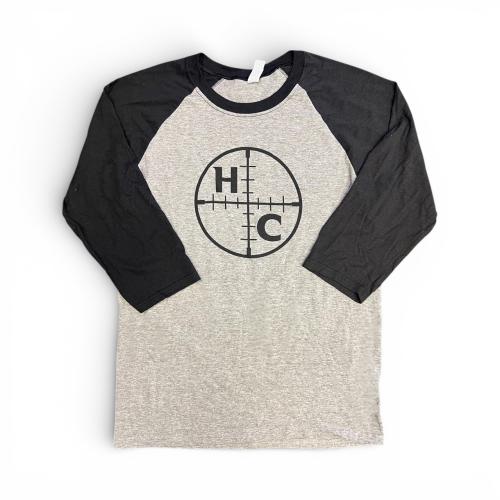 Baseball 3/4 sleeve BLK-S