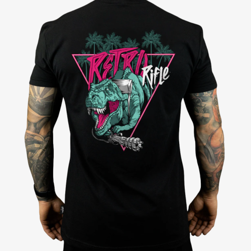 Retro Rifle Octoglock tee small