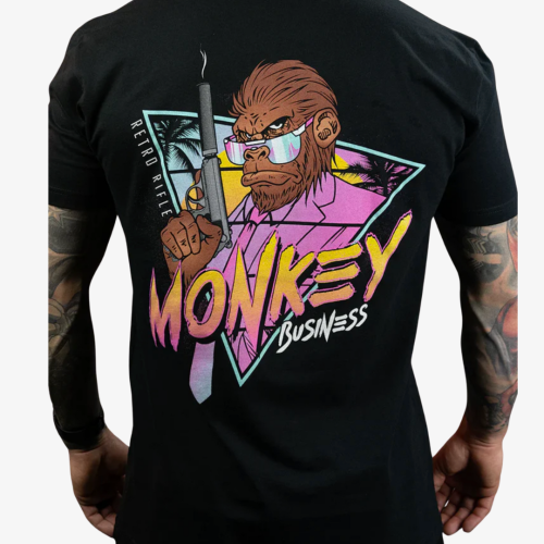 Retro Rifle Octoglock tee small