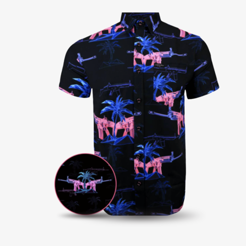 Retro Rifle Palm Blk medium