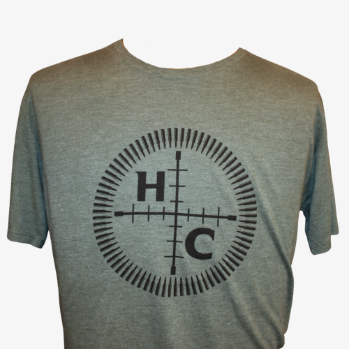 HC logo tee green-L