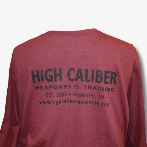 HC Logo Long Sleeve maroon-L