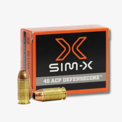 Sim-X .45ACP 72gr Defensecore