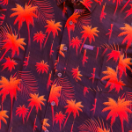 Retro Coastal Palm 4XL