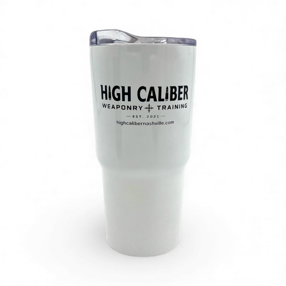 HC Water tumbler - tapered white