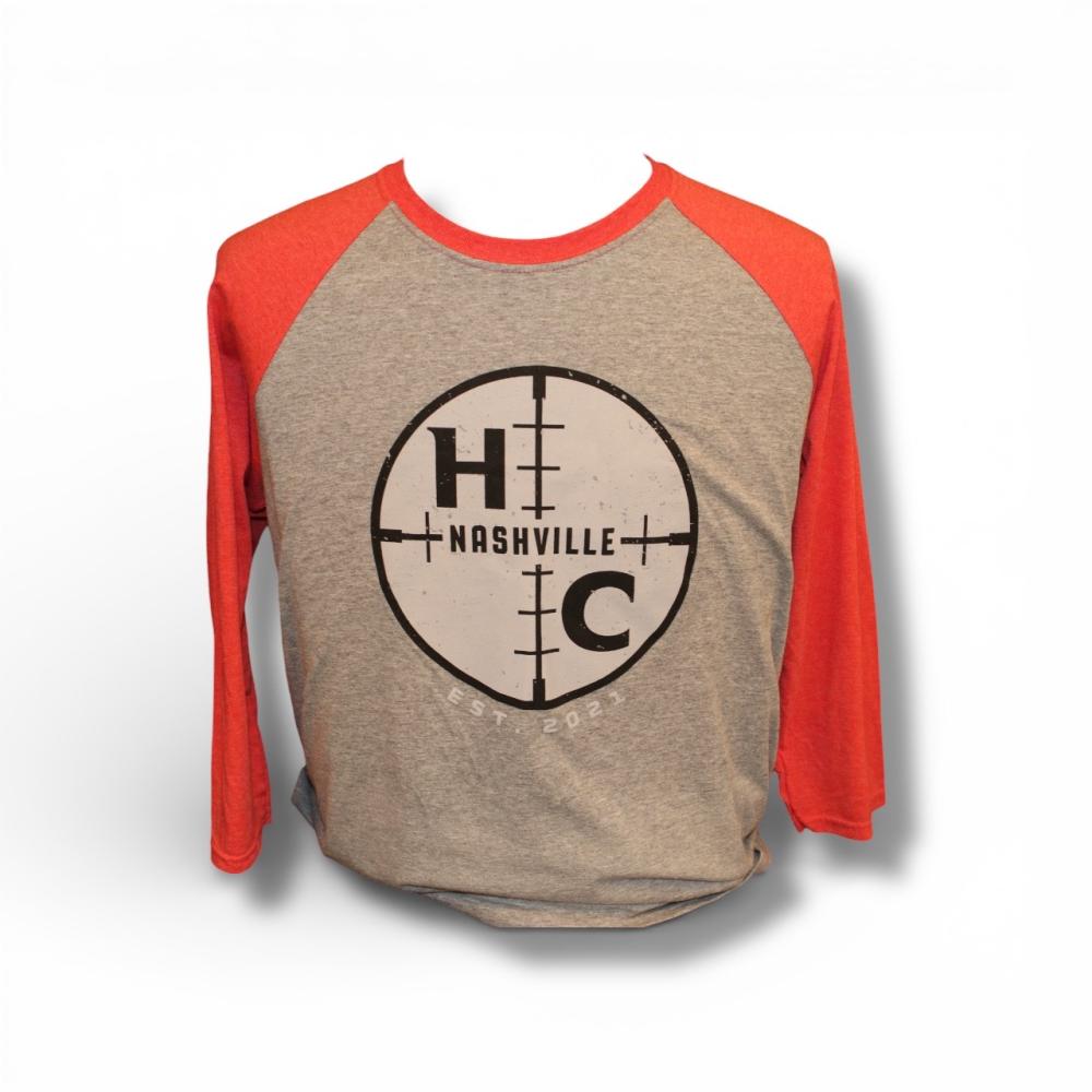 Baseball 3/4 sleeve red-XXL