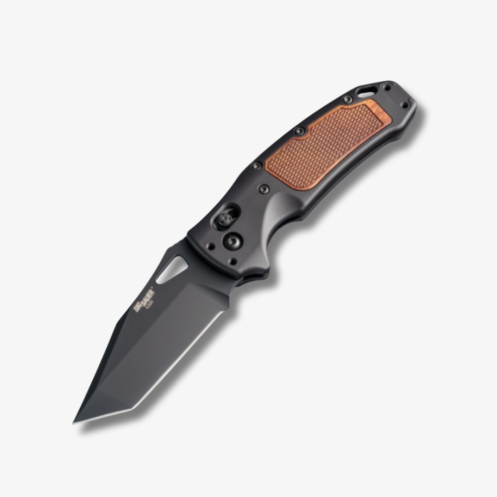 Hogue K320 Manual Tanto Sig Sauer AXG Black/Walnut