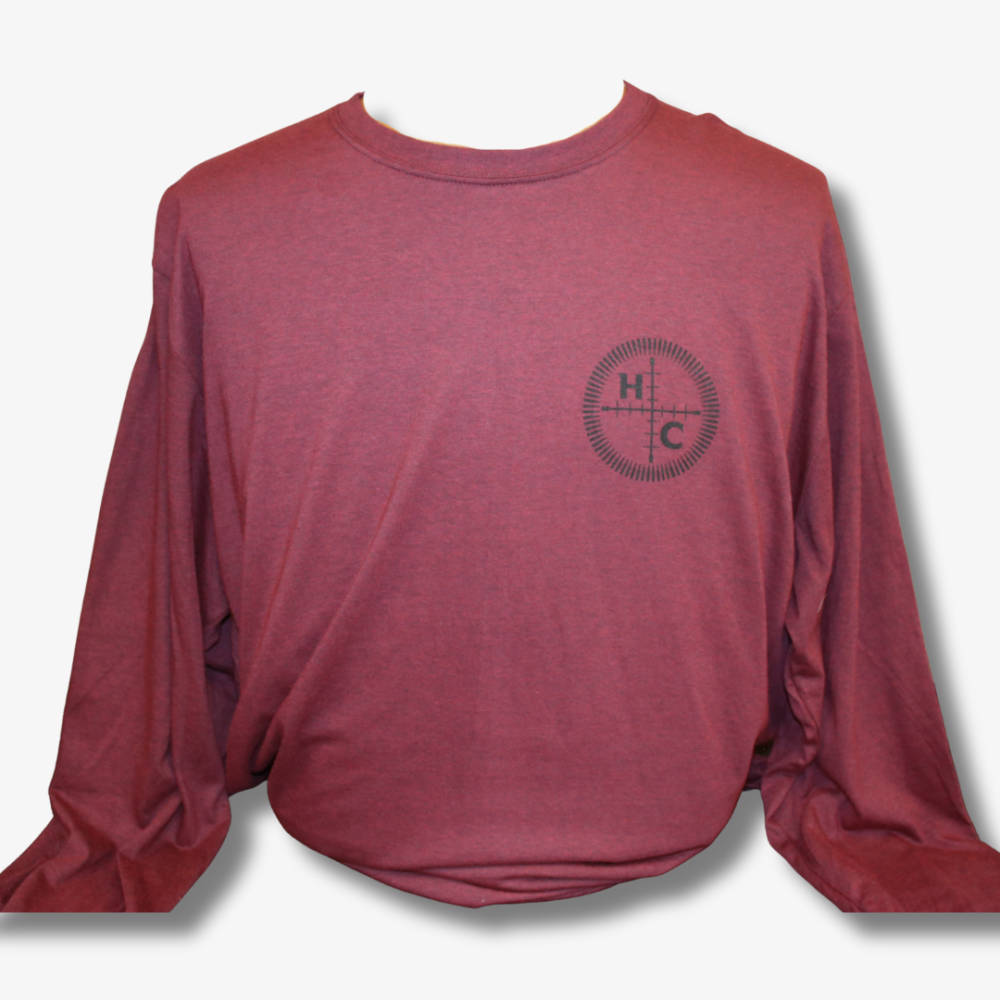 HC Logo long sleeve maroon-XXL