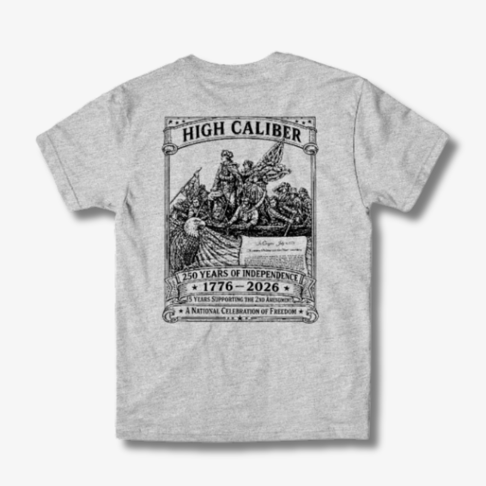 High Caliber 250 Gray Tshirt