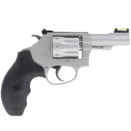 Smith and Wesson 317 Kit Gun Stainless .22 LR 3" Barrel 8-Rounds HiViz Front Sight