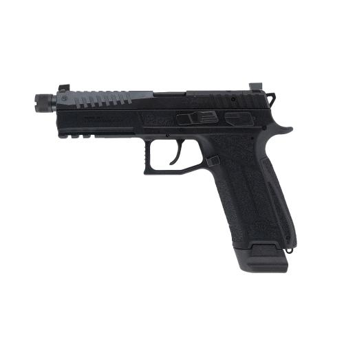 CZ P-09 F Nocturne 9mm Semi Auto Pistol - 21+1 Rounds | 5.3" Barrel | Black | 3-Dot Sights