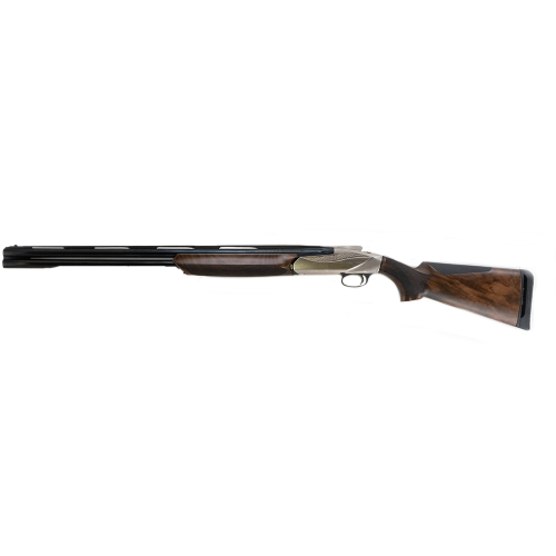 Benelli 828U 12-gauge 3" 28" AA-Grade Satin Walnut Engraved Nickel Receiver O/U