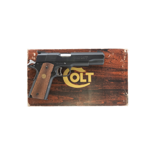 COLT SERIES 70 GOLD CUP NATIONAL MATCH W/ ORIGINAL BOX AND PAPERS MADE IN 1980, .45 ACP