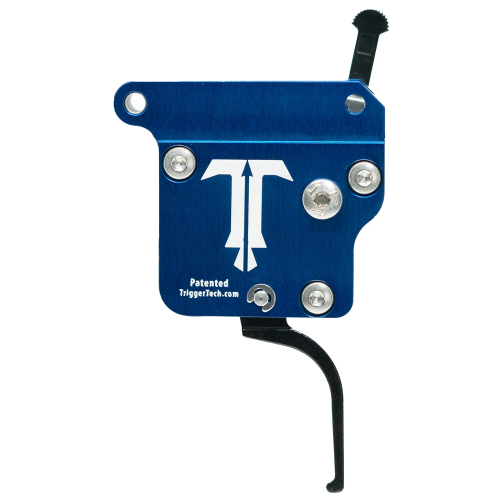 TriggerTech Rem 700 Rough Diamond Triggers Rem700 Rough Diamond - Right Hand, Black Flat Lever, No Bolt Release Black R70-SAB-02-TNF