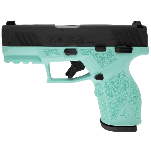 Taurus GX2 9mm SAO Cyan/Black 3.38"